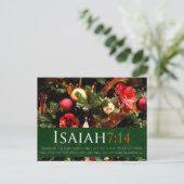 Religious Nativity Christmas briefkaart (Staand voorkant)