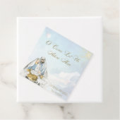 Religious Nativity Holiday Gift Tag  Bedankjes Labels (In situ)