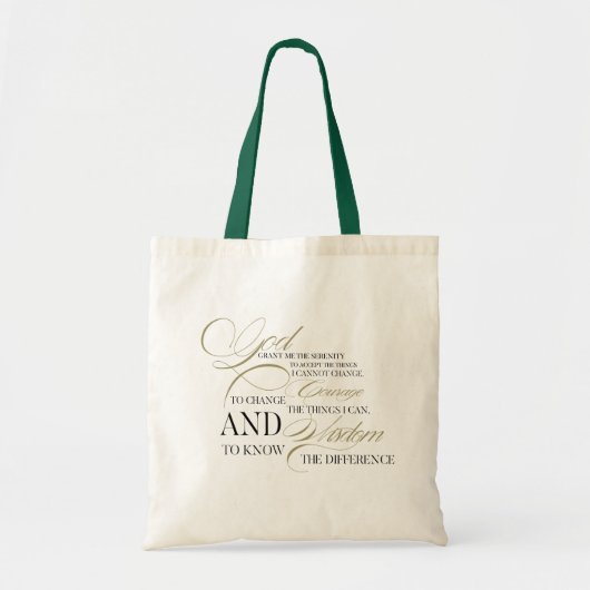 Religious Quote Tote Bag (Voorkant)