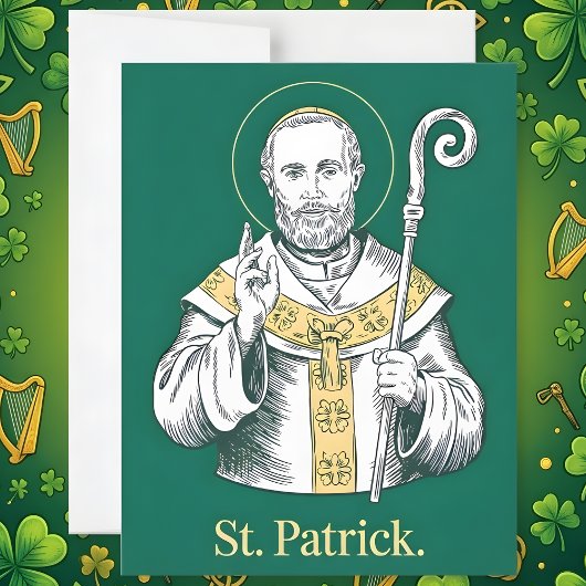 Religious St Patrick’s Day Card Feestdagenkaart