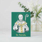 Religious St Patrick’s Day Card Feestdagenkaart (Staand voorkant)