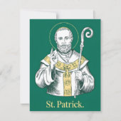 Religious St Patrick’s Day Card Feestdagenkaart (Voorkant)
