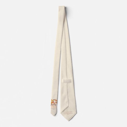 Religious Thanksgiving Dinner Faith Bible Quote Stropdas (Achterkant)