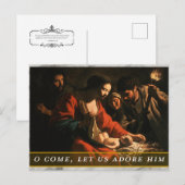 Religious Themed Christmas Card Briefkaart (Voorkant / Achterkant)