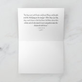 Religious Themed Christmas Card Feestdagen Kaart (Binnen)