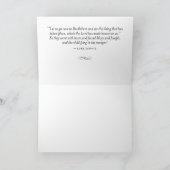 Religious Themed Christmas Card Kaart (Binnen)