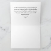 Religious Themed Christmas Card Kaart (Binnen)