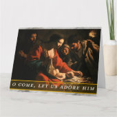 Religious Themed Christmas Card Kaart (Voorkant)