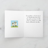 Religious Twin Baby shower Gefeliciteerd, Tweeling Kaart (Binnen)