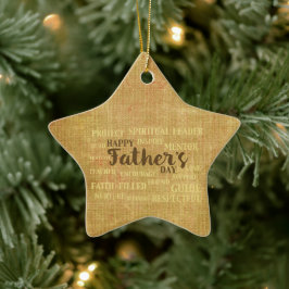 Religious Vaderdag, Eigenschappen van Vader Keramisch Ornament