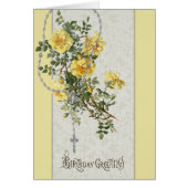 Religious Virgin Mary Floral Rosary Birthday (Voorkant)
