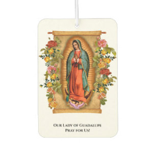 Religious Virgin Mary Guadalupe Catholic Spanish Luchtverfrisser