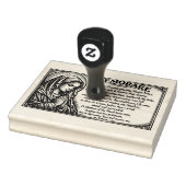 Religious Virgin Mary Memorare Catholic Prayer Rubberstempel (Stempel)