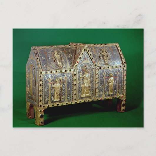 Reliquaire borst van St. Calminius, Limoges Briefkaart (Voorkant)