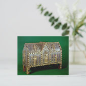Reliquaire borst van St. Calminius, Limoges Briefkaart (Staand voorkant)