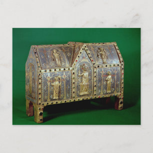 Reliquaire borst van St. Calminius, Limoges Briefkaart
