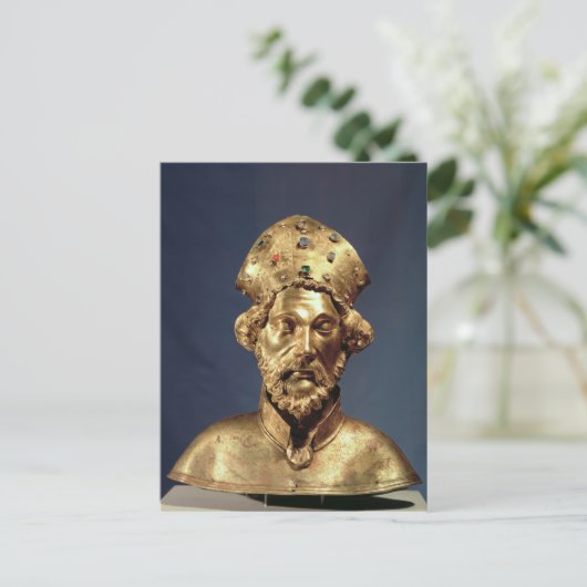 Reliquaire buste van St. John Cassian Briefkaart (Staand voorkant)