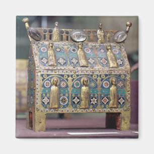 Reliquary Chasse, Limoges, c.1200-50 Magneet