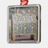 Reliquary Chasse, Limoges, c.1200-50 Metalen Ornament (Links)