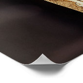 Reliquary kruisbeeld, ivoor Christus op goudkruis Poster (Hoek)