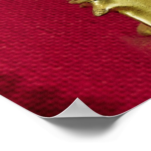 Reliquary met de hand van St. Attalia Poster (Hoek)