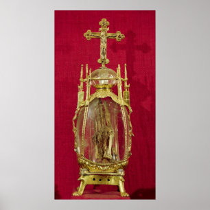 Reliquary met de hand van St. Attalia Poster