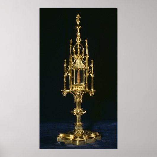 Reliquary Monstrance met stuk kruis Poster (Voorkant)