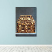 Reliquary of Pepin I King of Aquitaine Canvas Afdruk (Insitu (Houten vloer))