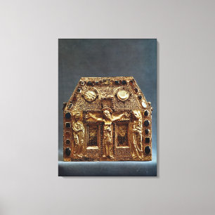 Reliquary of Pepin I King of Aquitaine Canvas Afdruk