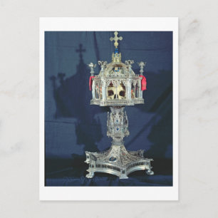 Reliquary of St. Barbara, 14e tot 15e eeuw (silve) Briefkaart
