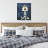 Reliquary of St. Barbara, 14e tot 15e eeuw (silve) Canvas Afdruk (Insitu (Slaapkamer))