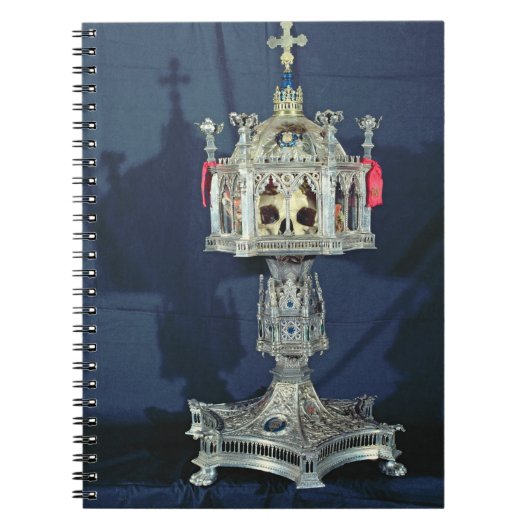 Reliquary of St. Barbara, 14e tot 15e eeuw (silve) Notitieboek (Voorkant)