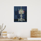 Reliquary of St. Barbara, 14e tot 15e eeuw (silve) Poster (Keuken)