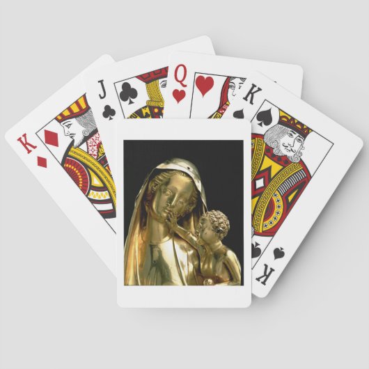 Reliquary of the Virgin of Jeanne d'Evreux, 1339 ( Speelkaarten (Achterkant)