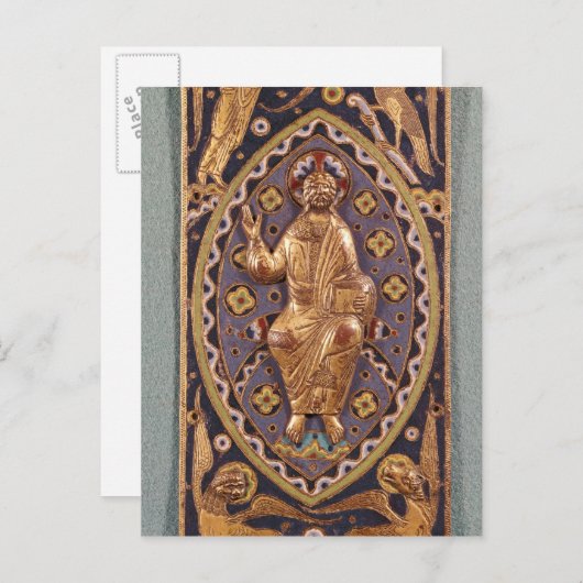 Reliquary plaque scant briefkaart (Voorkant / Achterkant)