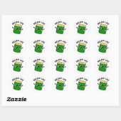 Relish Life Funny Food Pun Ronde Sticker (Vel)