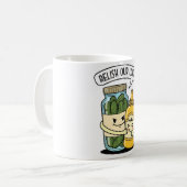 Relish Our Love Mug – Funny Food Pun Coffee Cup Koffiemok (Voorkant links)