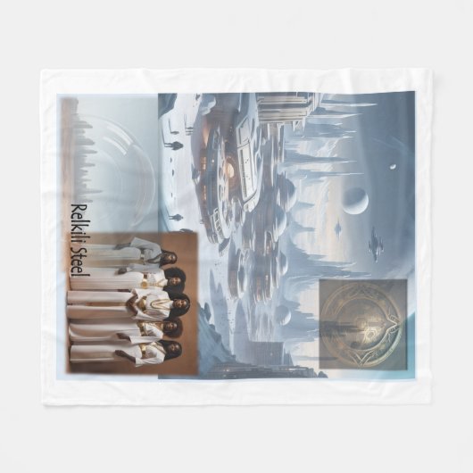 Relkili Steel Hoesje Art Fleece Deken (Voorkant (Horizontaal))