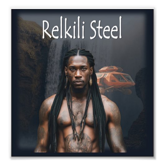Relkili Steel Hoesje Art Foto Afdruk (Voorkant)