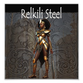Relkili Steel Hoesje Art Foto Afdruk