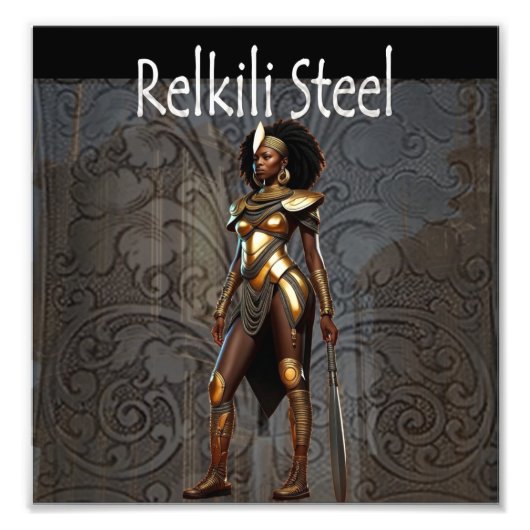 Relkili Steel Hoesje Art Foto Afdruk (Voorkant)