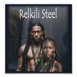 Relkili Steel Hoesje Art Foto Afdruk