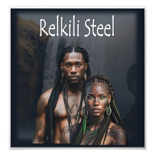 Relkili Steel Hoesje Art Foto Afdruk (Voorkant)