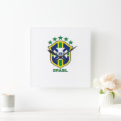 Relogio Brasil Vierkante Klok (Huis)