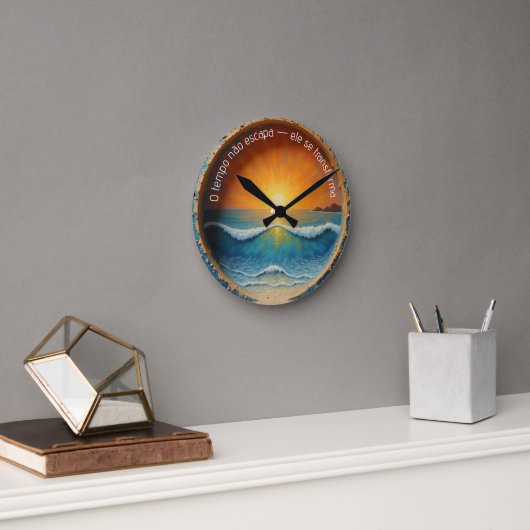 Relógio criativo ronde klok (Kantoor)