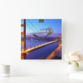 Relógio de Parede Engenharia Civil Vierkante Klok (Huis)