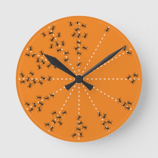 RELÓGIO DE PAREDE FORMIGAS RONDE KLOK (Voorkant)