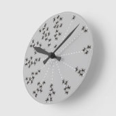 RELÓGIO DE PAREDE FORMIGAS RONDE KLOK (Hoek)