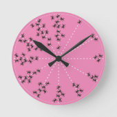 RELÓGIO DE PAREDE FORMIGAS RONDE KLOK (Voorkant)