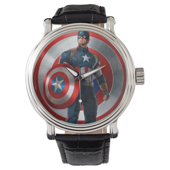 RELOGIO   DO   CAPITAO    AMERICA   HORLOGE (Voorkant)